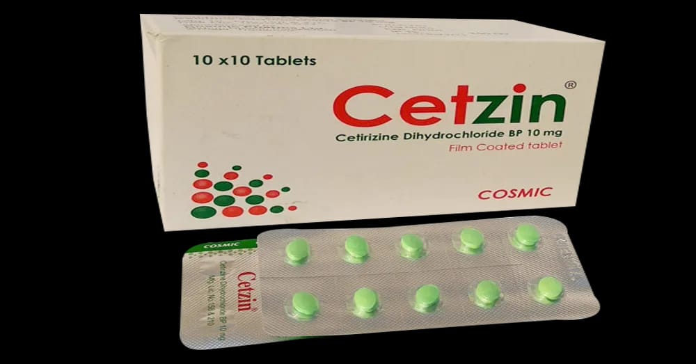 Tablet Cetzin 10mg (100pcs) (Cetirizine Cosmic)